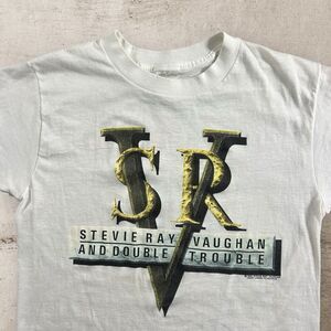 Vintage Stevie Ray Vaughan In Step Tour Shirt Size Large Double Trouble 1989 USA
